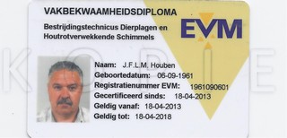 EVM certificaat